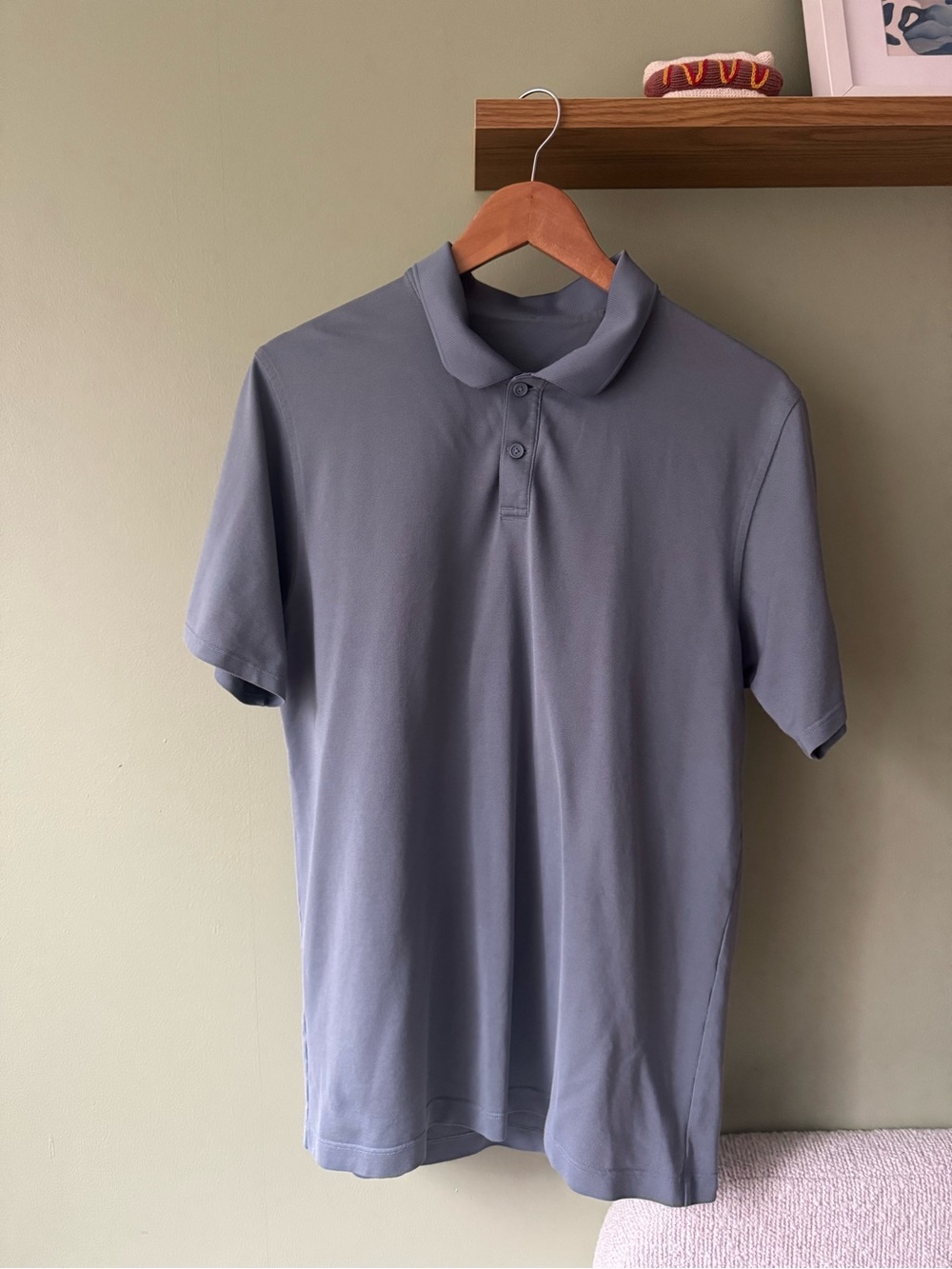 lululemon athletica Men's Polo - Dusty Blue